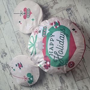 Disney Cruise Christmas pillow